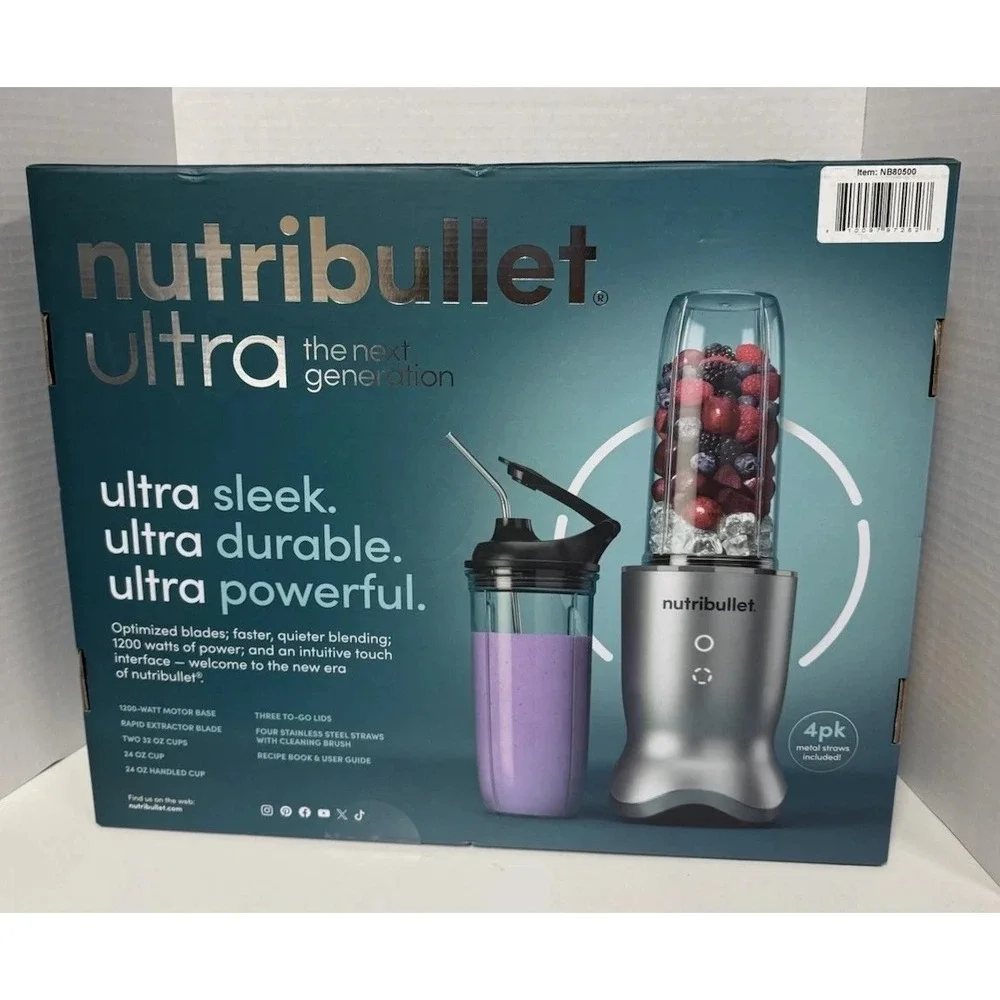 Nutribullet Ultra The Next Generation BRAND 14 Piece Set New‎